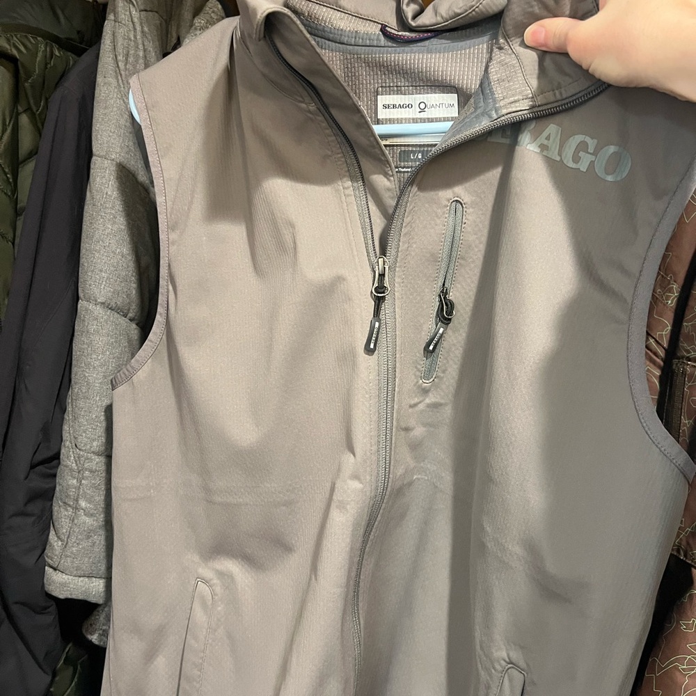 Sebago Mens Large Sleeveless Vest